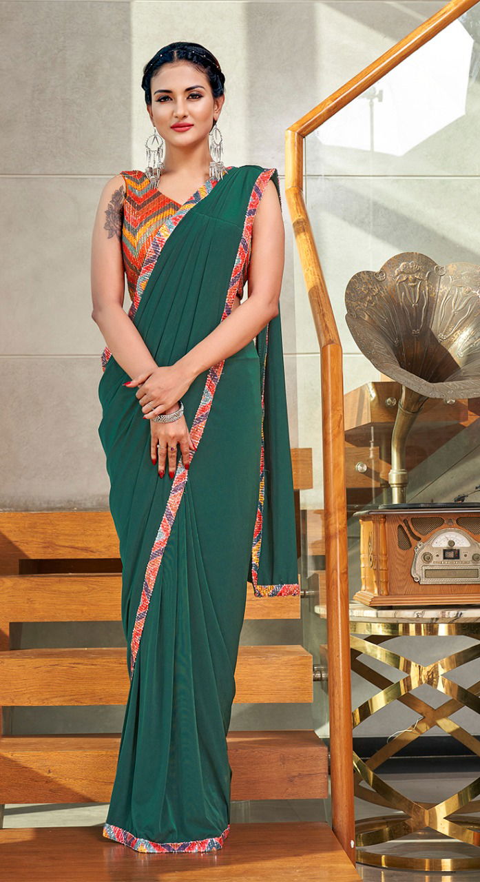 Amoha Trendz 806 Party Wear Designer Wholesale Saree Collection 